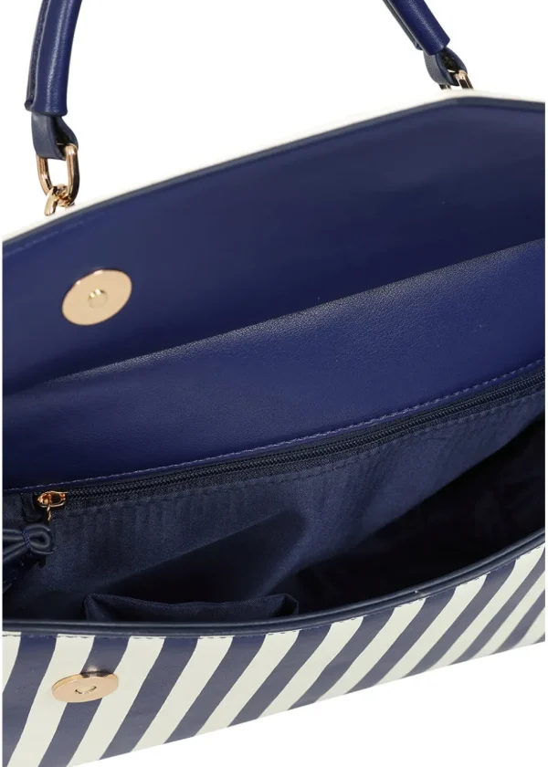 Banned Ravello Stripe Bag Navy