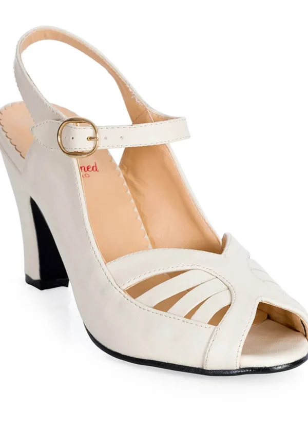 Banned Regatta Kelly Lee 40's Sandals Pumps White