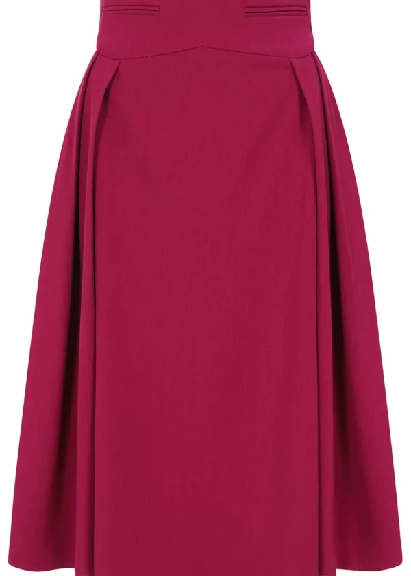 Banned Rita A-Line Skirt Fuchsia