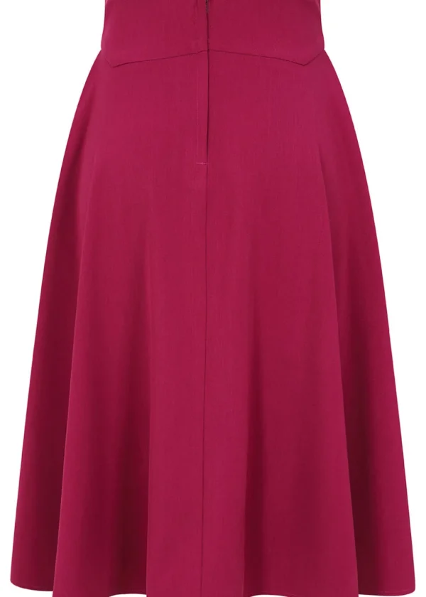 Banned Rita A-Line Skirt Fuchsia
