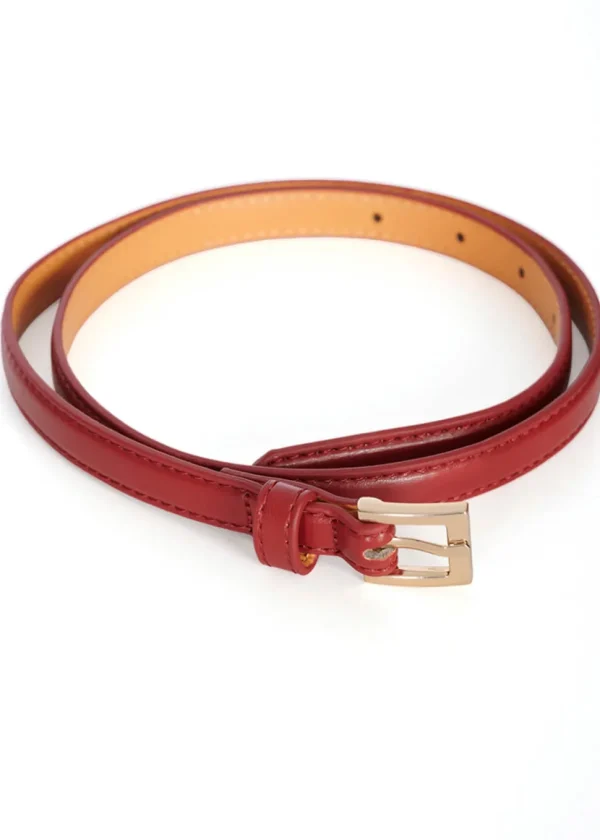 Banned Rosalie Belt Burgundy