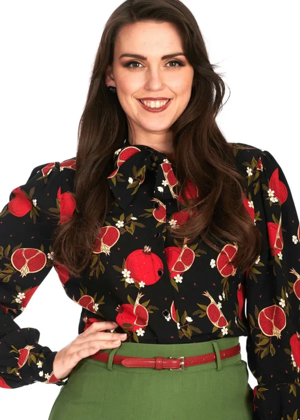 Banned Rosalie Belt Burgundy