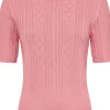 Banned Ruby Heart Jumper Blush Pink