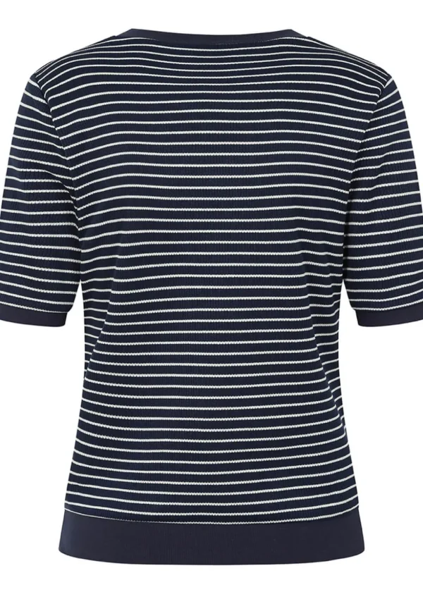 Banned Ruby Sail Stripe Jumper Navy Blue