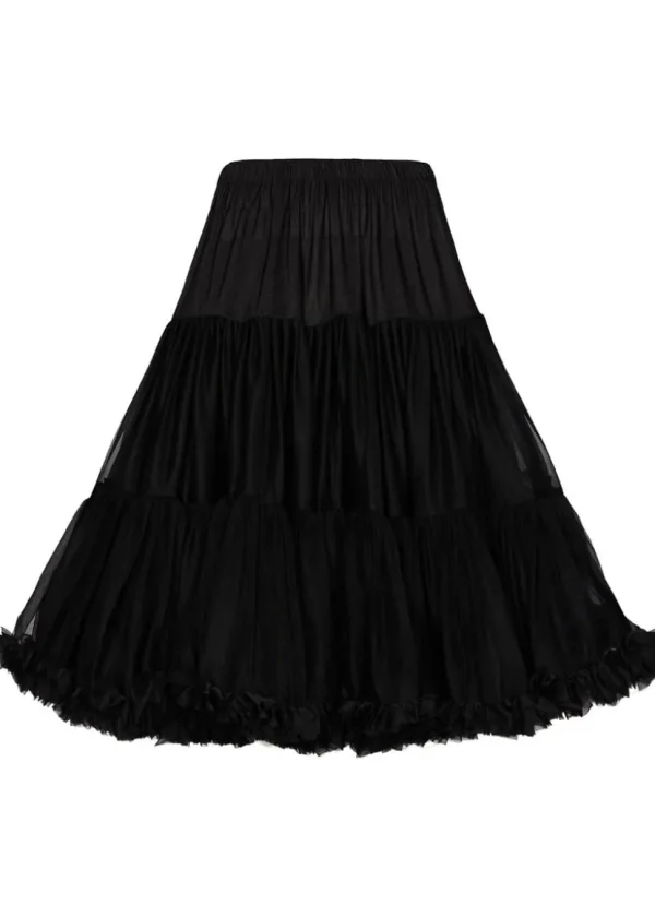 Banned 50's Petticoat Long Black