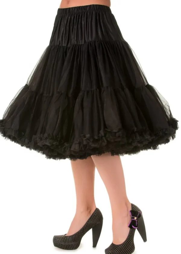 Banned 50's Petticoat Long Black