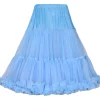 Banned 50's Petticoat Long Cornflower Blue