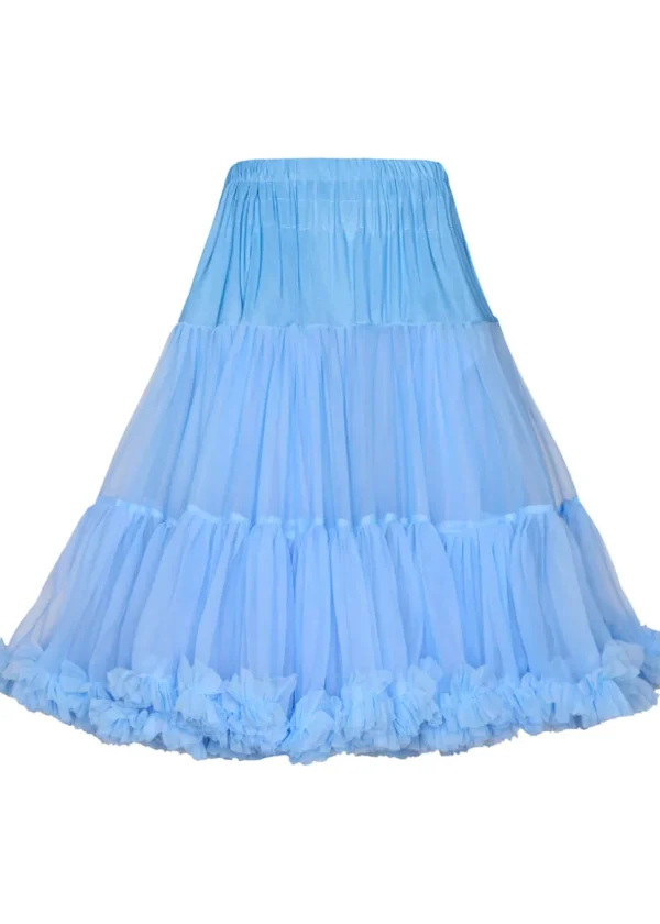 Banned 50's Petticoat Long Cornflower Blue