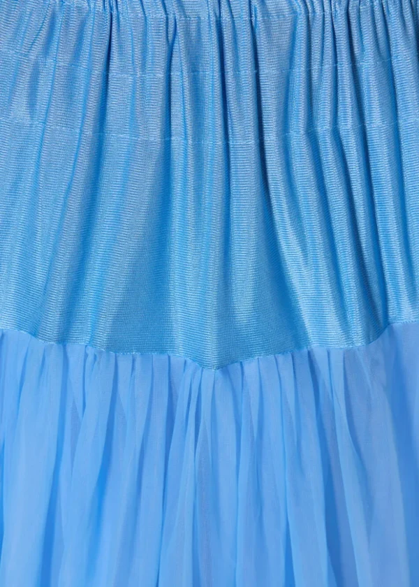 Banned 50's Petticoat Long Cornflower Blue