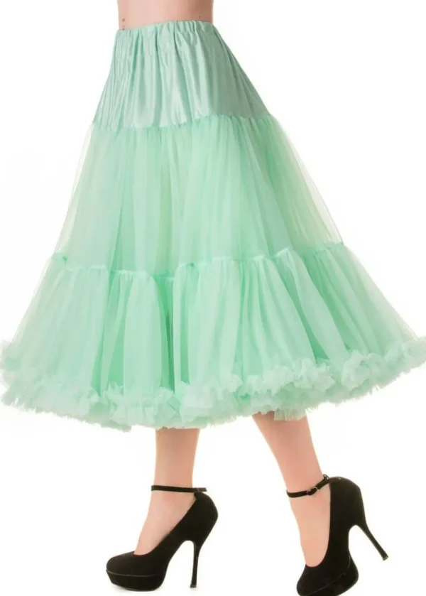Banned 50's Petticoat Long Mint Color