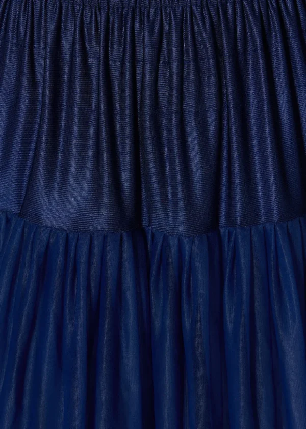 Banned 50's Petticoat Long Night Blue