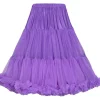 Banned 50's Petticoat Long Purple