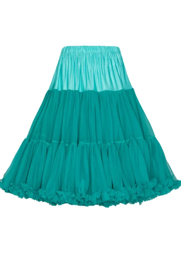 Banned 50's Petticoat Long Teal