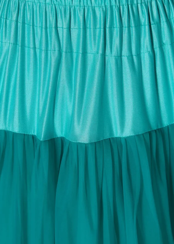 Banned 50's Petticoat Long Teal