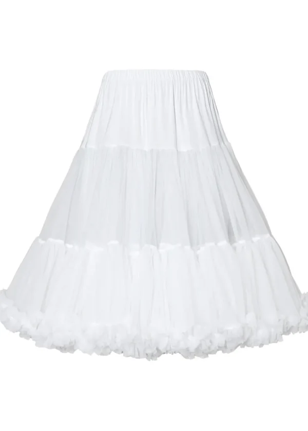 Banned 50's Petticoat Long White