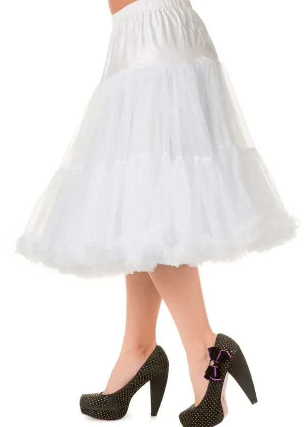 Banned 50's Petticoat Long White