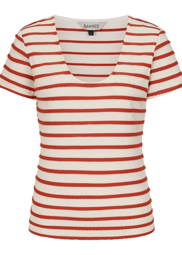 Banned Summer Ethel Top Red