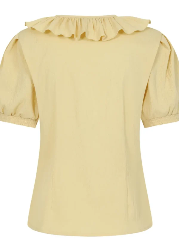 Banned Summer Sweetheart 40's Blouse Peach
