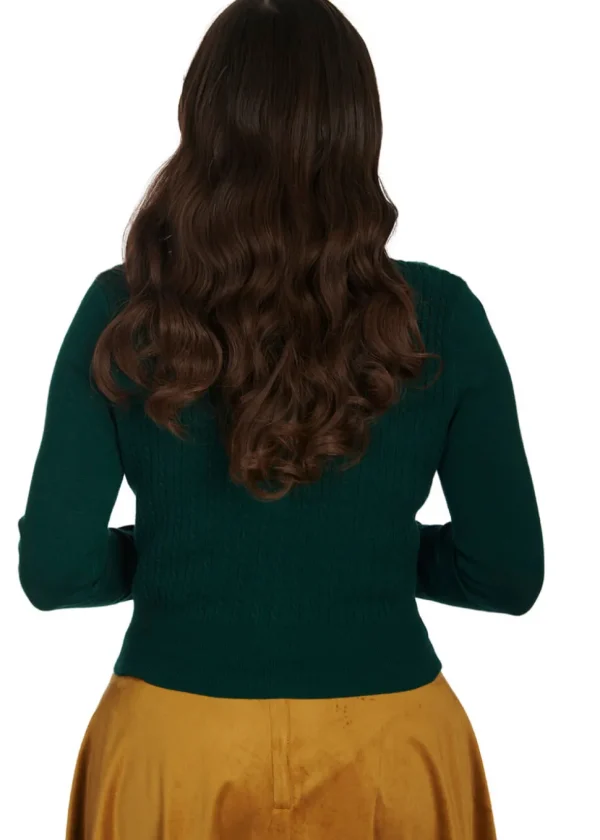Banned Sylvia 50's Cardigan Dark Green