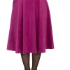 Banned Velvet Dreams 50's Swing Skirt Purple