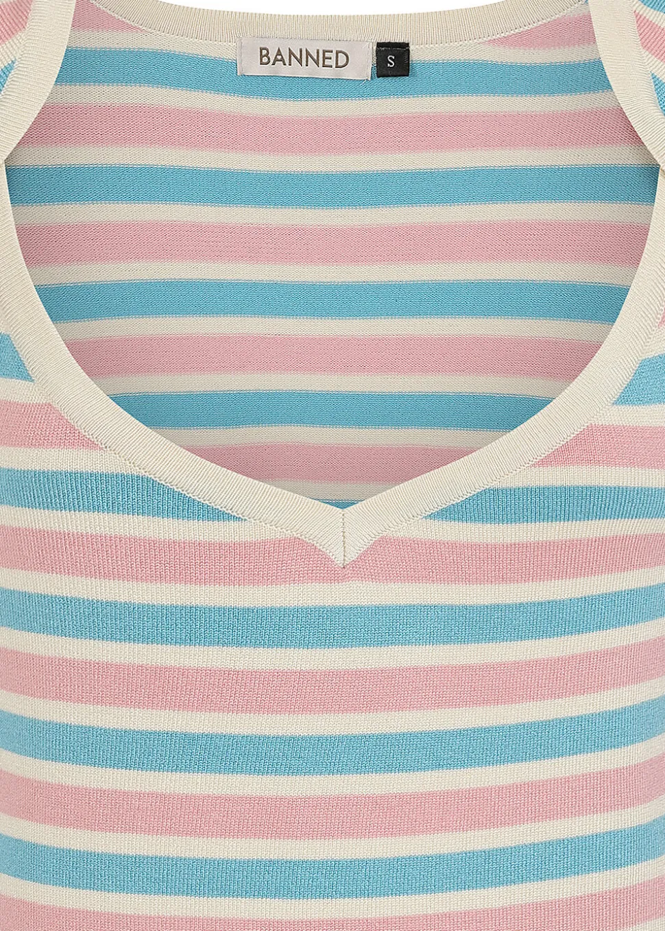 banned_vivian_striped_jum_1.webp Banned Vivian Striped Jumper Pink Blue