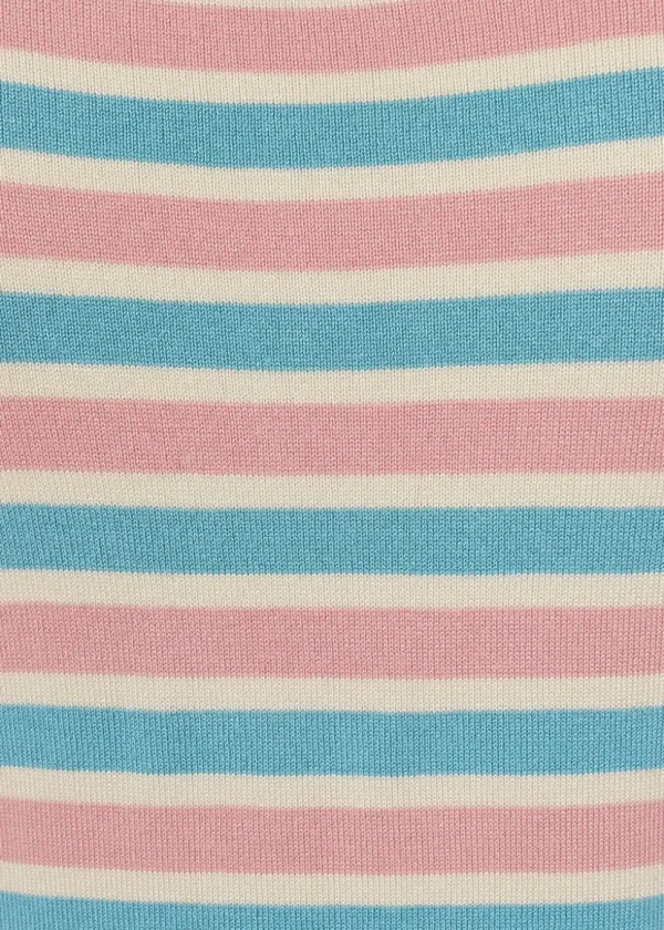 Banned Vivian Striped Jumper Pink Blue