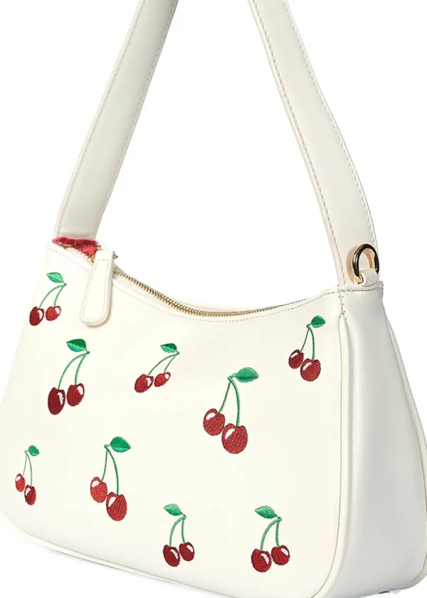 Banned Wild Cherry 50's Shoulderbag Offwhite