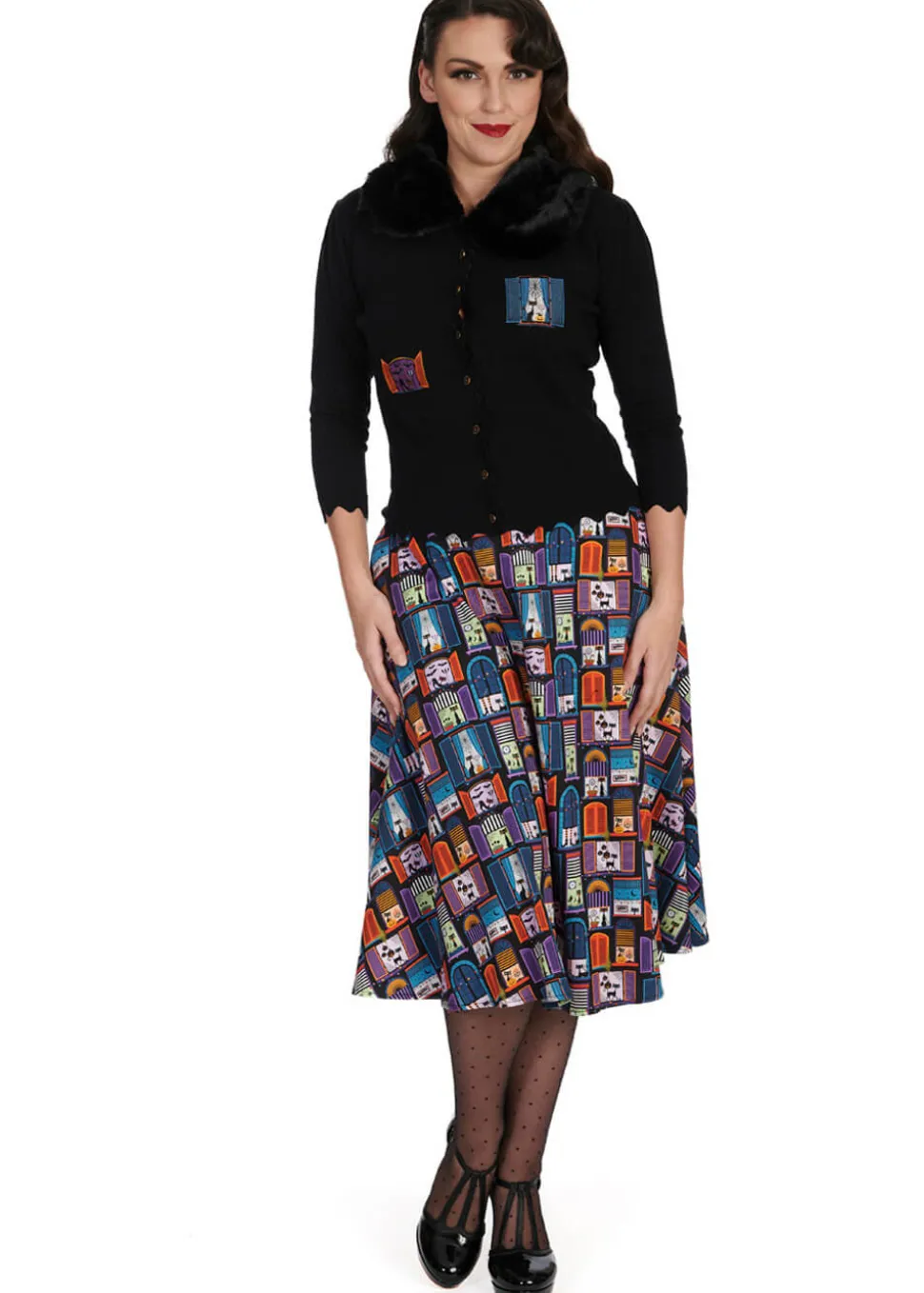 banned_window_cat_s_cardi_2.webp Banned Window Cat 40's Cardigan Black