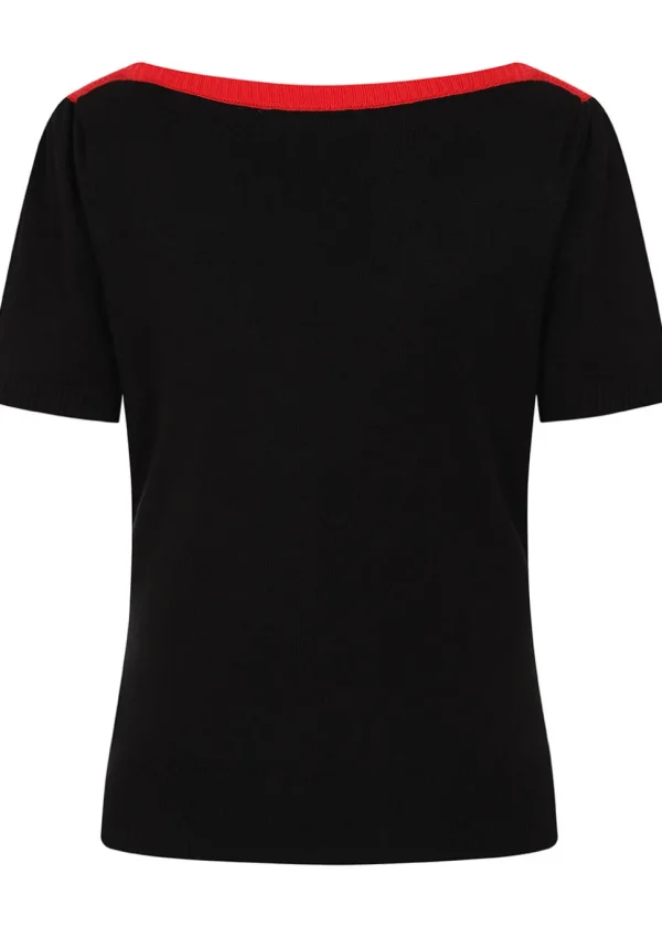 Banned Winona Hearts Jumper Black