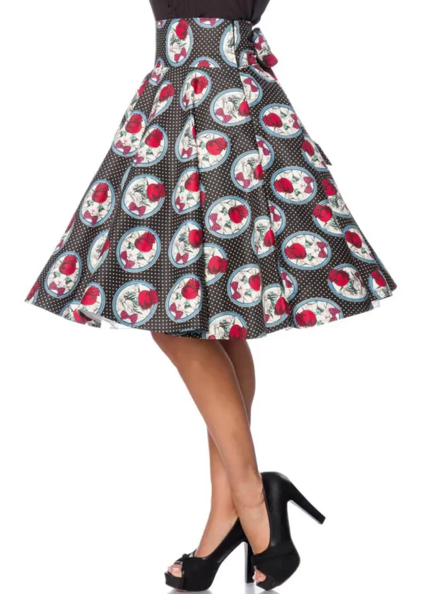 Belsira Madame La Kitty 50's Swing Skirt
