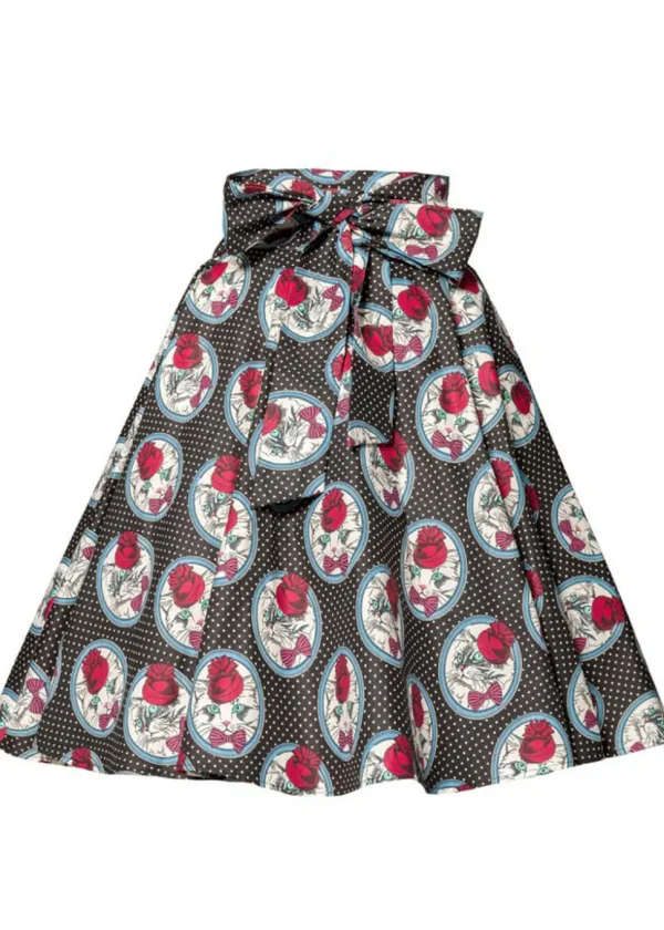Belsira Madame La Kitty 50's Swing Skirt