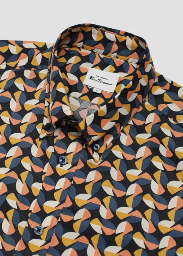 Ben Sherman Bauhaus Shirt Midnight Multi