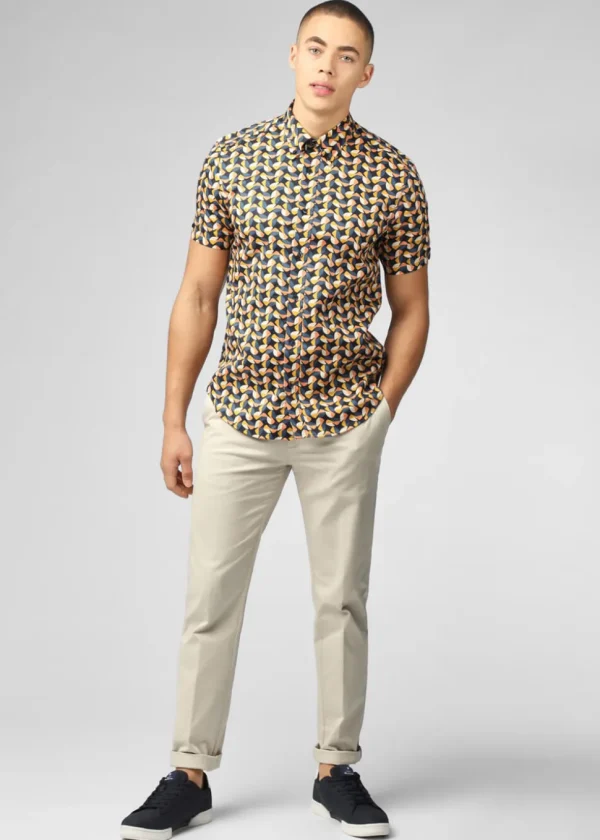 Ben Sherman Bauhaus Shirt Midnight Multi