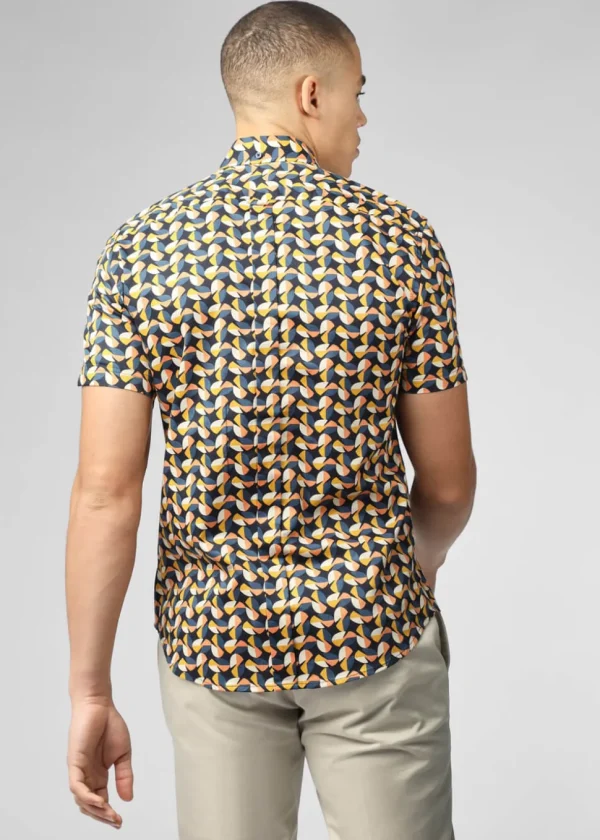 Ben Sherman Bauhaus Shirt Midnight Multi