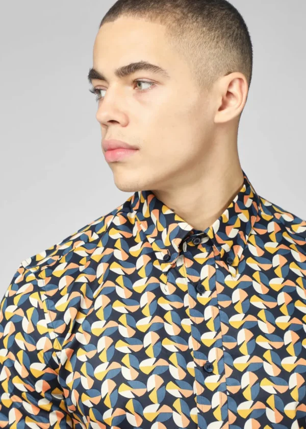 Ben Sherman Bauhaus Shirt Midnight Multi
