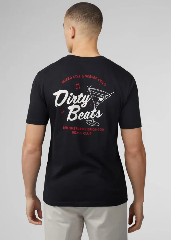 Ben Sherman Brighton Beach Club T-Shirt Black