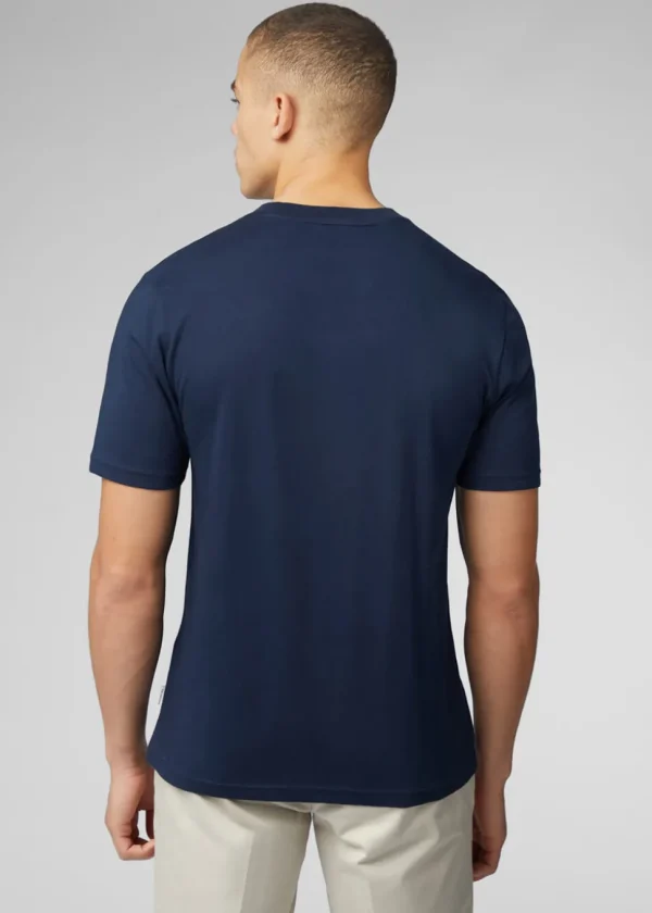 Ben Sherman Core Stripe T-Shirt Dark Navy