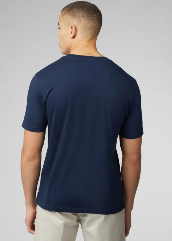 Ben Sherman Guitar Festival Poster T-Shirt Dark Navy
