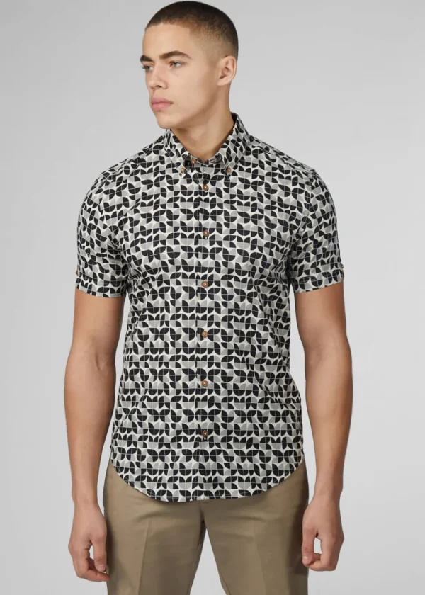Ben Sherman Linear Shirt Black