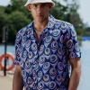 Ben Sherman Psychadelic Shirt in Violet