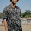 Ben Sherman Psychadelic Swirl Mint Shirt