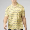 Ben Sherman Retro Geo Shirt Sunflower Yellow