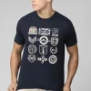 Ben Sherman Scooter Clubs T-Shirt Dark Navy