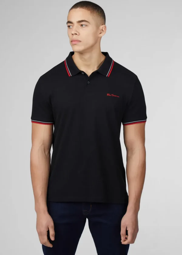 Ben Sherman Signature Polo Black
