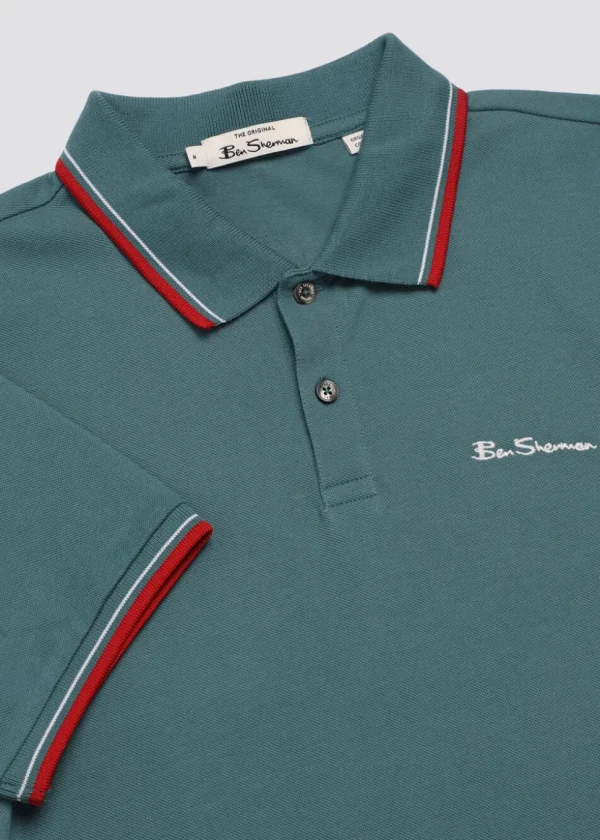 Ben Sherman Signature 60's Polo Teal