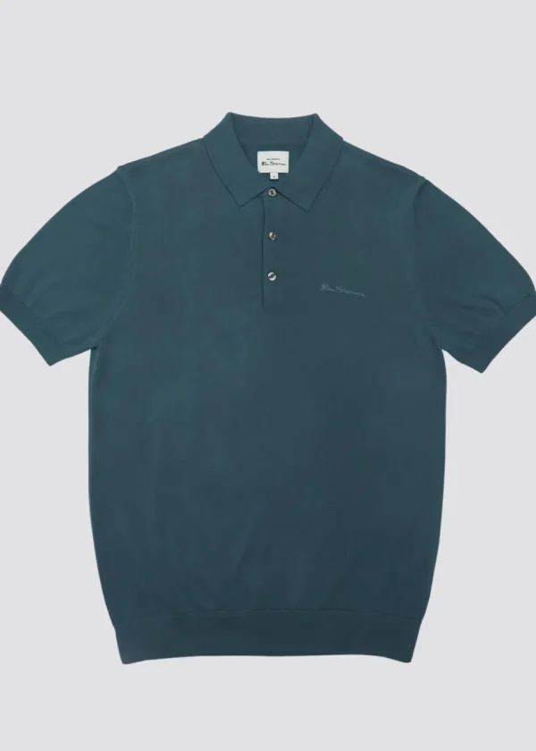 Ben Sherman Signature Short Sleeve Polo Teal