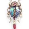 Bill Skinner Bejewelled Bug Necklace