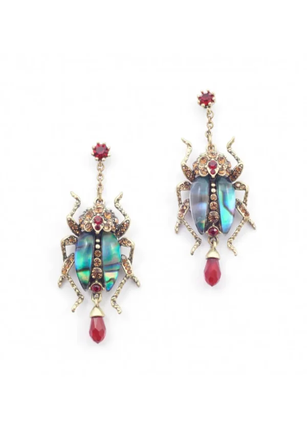 Bill Skinner Bejewelled Bug Earrings