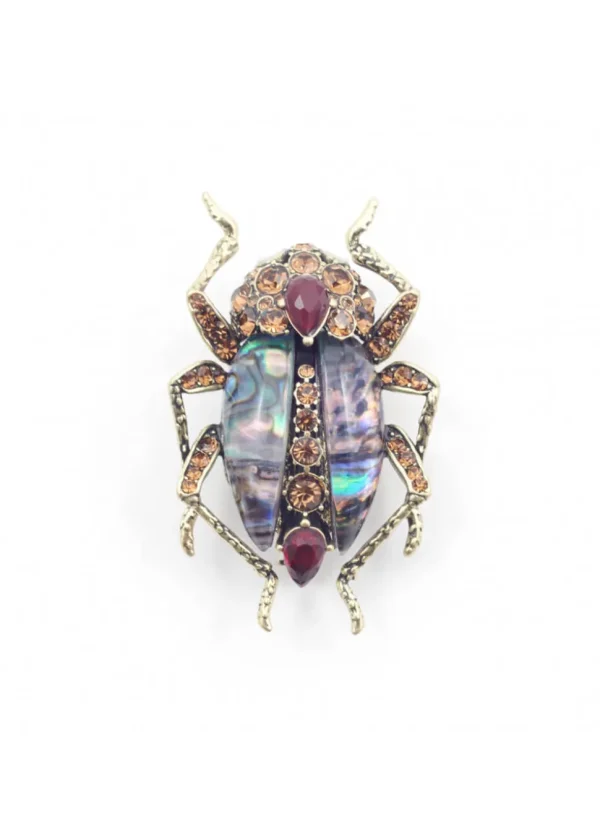 Bill Skinner Bejewelled Bug Brooch