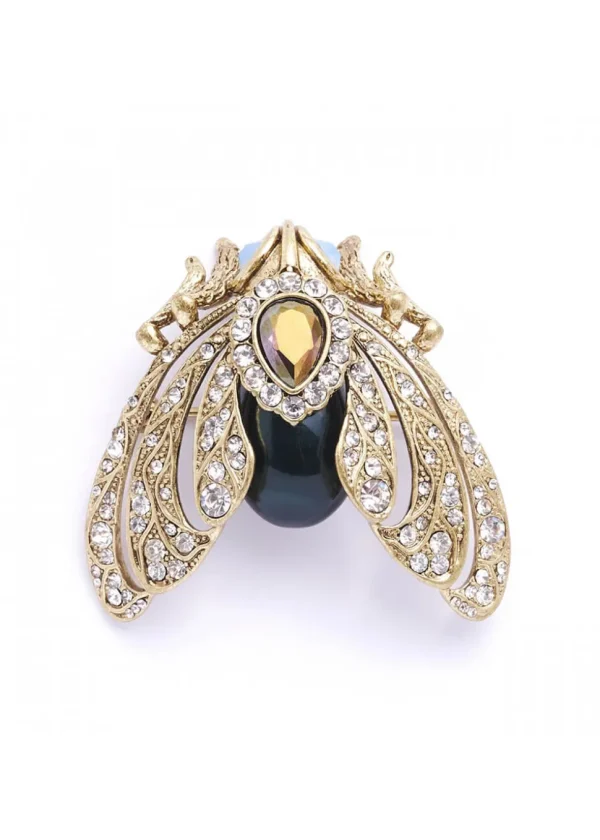 Bill Skinner Bejewelled Moth Brooch